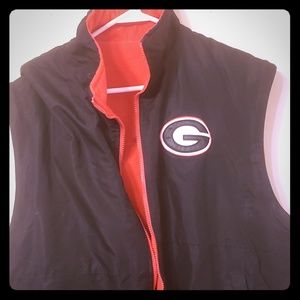 Men's reversible vest and jacket